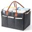 Little Story Diaper Caddy With Travel Pouch Large, Color: Grey, 2 image