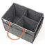 Little Story Diaper Caddy With Travel Pouch Large, Color: Grey, 4 image