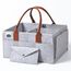 Little Story Diaper Caddy With Pouch Medium, Color: Light Grey