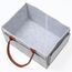 Little Story Diaper Caddy With Pouch Medium, Color: Light Grey, 3 image