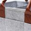 Little Story Diaper Caddy With Pouch Medium, Color: Light Grey, 5 image