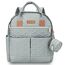 Little Story Quilted Diaper Backpack With Pacifier Bag And Stroller Hooks, 2 image
