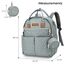 Little Story Quilted Diaper Backpack With Pacifier Bag And Stroller Hooks, 7 image