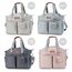 Little Story Quilted Diaper Bag With Pacifier Pouch, 15 image