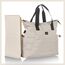 Little Story Mommy Diaper Bag With Changing Mat, Color: Beige, 3 image