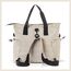 Little Story Mommy Diaper Bag With Changing Mat, Color: Beige, 5 image