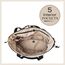 Little Story Mommy Diaper Bag With Changing Mat, Color: Beige, 6 image