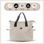 Little Story Mommy Diaper Bag With Changing Mat, Color: Beige, 8 image
