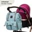 Little Story Elite Diaper Bag With Stroller Hooks And Changing Mat, Color: Blue, 4 image