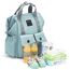 Little Story Elite Diaper Bag With Stroller Hooks And Changing Mat, Color: Blue, 7 image