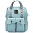Little Story Elite Diaper Bag With Stroller Hooks And Changing Mat, Color: Blue, 9 image