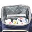 Little Story Georgia Diaper Bag With Changing Pad And Stroller Hooks, Color: Navy Blue, 7 image