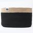 Little Story Multipurpose Laundry Caddy Basket 24.4L, Color: Black, 4 image