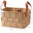 Little Story Multipurpose Laundry Caddy Basket Felt 24.4L, Color: Khaki, 6 image