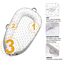 Little Story Soft Breathable Fiberfill Newborn Lounger Bed, Color: Multicolor, 3 image