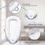 Little Story Soft Breathable Fiberfill Newborn Lounger Bed, Color: Multicolor, 4 image