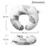 Little Story Baby Nursing And Feeding Pillow Stars 0-12 Months, Color: White & Grey, 7 image