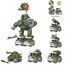 Little Story 5In1 Robot Transformation Fire Fighter Truck With Remote Red, Color: Green, 4 image