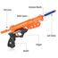 Little Story Kids Manual Soft Bullet Gun With 10Pcs Soft Bullets Blue, Color: Orange, 2 image