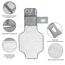 Little Story Diaper Changing Station Kit - Grey, 20 image