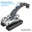 Little Story Diy Hydraulic Power Principle 3-In-1 Excavator / Bulldozer / Jcb Toy (130 Pcs), Stem Series - Grey, 6 image