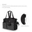Little Story Signature Diaper Bag Black, Color: Black, 5 image