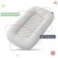 Little Story Portable Lounger Sleeping Pod Green, Color: Grey, 6 image