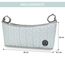 Little Story Premium Stroller Bag Quilted Blue, Color: Blue, 15 image