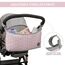 Little Story Premium Stroller Bag Quilted Blue, Color: pink, 2 image