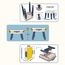 Little Story 4 In 1 Block Activity Table With Stool And Blocks Blue 3+ Years, 29 image