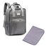 Little Story Stylish Diaper Travel Backpack 14L With Changing Pad Grey, 2 image