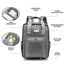 Little Story Stylish Diaper Travel Backpack 14L With Changing Pad Grey, 5 image