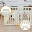 Little Story Portable Playpen With Bookshelf, Toy Storage And Play House, 16 image