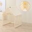 Little Story Portable Playpen With Bookshelf, Toy Storage And Play House, 64 image