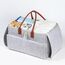 Little Story 2 In 1 Diaper Caddy Xl With Changing Mat Foldable Organizer Grey, 4 image