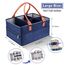 Little Story Premium Diaper Caddy Organizer Foldable 29.5L With Removable Divider Blue, 13 image
