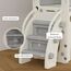 Little Story Play House With Activity Slide, Basketball Ring, Ball And Toy Storage, 12 image