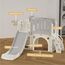 Little Story Play House With Activity Slide, Basketball Ring, Ball And Toy Storage, 18 image