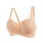 Okus Pretty Lace Maternity & Nursing Bra, Color: Beige, Maternity Size: XL, 2 image