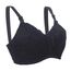 Okus Basic Cotton Maternity & Nursing Bra, Color: Black, Maternity Size: S