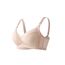Okus Comfy Cotton Maternity & Nursing Bra, Color: Beige, Maternity Size: L
