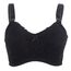 Okus Basic Cotton Maternity & Nursing Bra, Color: Black, Maternity Size: L, 5 image