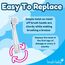 Brush-Baby BabySonic Electric Toothbrush Replacement Brush Heads Pack of 2 for 0–18 Months, 4 image