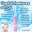 Brush-Baby BabySonic Electric Toothbrush 0–3 Years, Color: pink