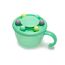 Melii Abacus Snack Container with Finger Trap, Color: Mint