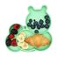 Melii Silicone Suction Plate Butterfly, Color: Green