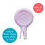b.box Mini Flork 3 Pack Toddler Training Utensil Set - Pastel Sage/Silver/Pink