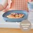 b.box 2 in 1 Suction Plate with Removable Divider, Color: Sage, 4 image
