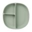 b.box Silicone Suction Plate with Lid , Color: Sage
