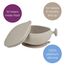 b.box Silicone Bowl with Lid, Color: Latte